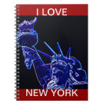 Blacklight New York - Lady Liberty Notebook