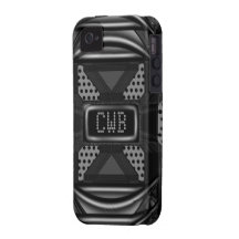 BlackOut Monogram iPhone 4/4S Cover