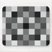 Blacks, Whites, and Shades of Greys Mouse Mat