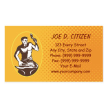 blacksmith hammer business card