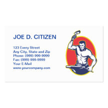 blacksmith hammer business card