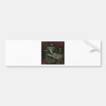 BLAK: Frankenstein Valentine single cover logo Bumper Stickers