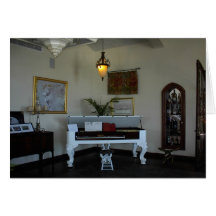 Blank Card: Piano at Eagle Castle