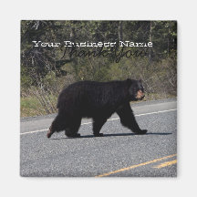 BLCR Bear Crossing Refrigerator Magnet