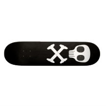 BLEACH SKULL & CROSSBONES SKATEBOARD