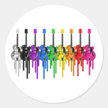 Bleeding Guitars Sticker
