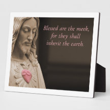 Blessed Are The Meek Beatitudes Photo Plaques
