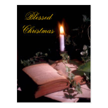 Blessed Christmas Postcard