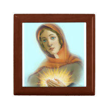 blessed virgin mary keepsake boxes