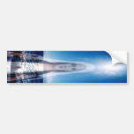 Blessed Virgin Mary Over the Ocean Bumper Stickers