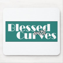 Blessed With Curves Mouse Mats