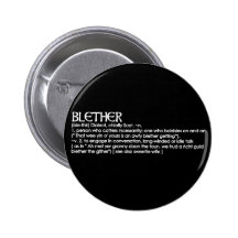 Blether Pinback Buttons