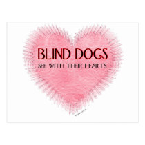 Blind Dogs See With Their Hearts postcards