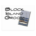 Block Island Weddings, Groom Post Card