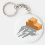 Blocks Pirate Ship Key Chain
