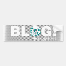 Blog signature design bumper sticker