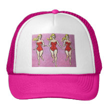 Blonde Bathing Beauties Hats
