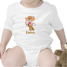 Blonde Cowgirl Shirt with Name
