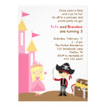 Blonde Princess and Pirate Invitation
