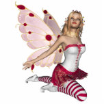 Blonde Valentine Fairy - Pink 1 Acrylic Cut Outs