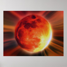 Blood Moon Print