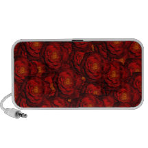 Blood red roses travel speaker