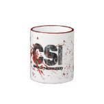 Blood Spatter CSI Unauthorised Mug