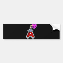 Blood type A バンパーステッカー