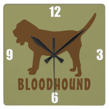 Bloodhound Wall Clocks