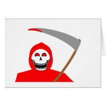 Bloody Grim Reaper Card