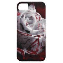 Bloody White Rose iPhone 5 Case