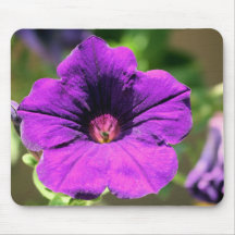 blooming purple mouse pad