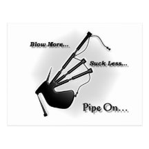 Blow More... Suck Less... (Modern) Postcard