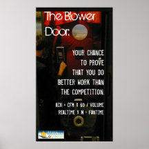 Blower Door Poster