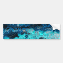 Blue Agate Bumper Stickers