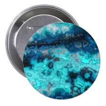 Blue Agate Pinback Button