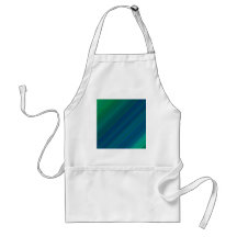 Blue and Green Pattern Apron