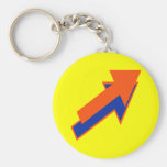 Blue and Orange Arrows Key Chains
