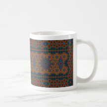 Blue and orange mug