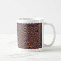 Blue and purple lozenge mug
