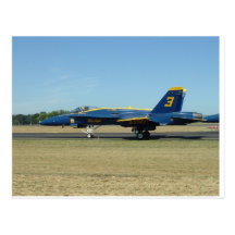 blue angel Postcard