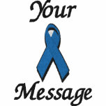 Blue awareness ribbon - Customise
