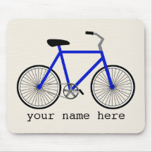 Blue Bicycle Mousepad