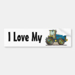 "Blue Big Tractor, I Love My…Bumper Stickers"