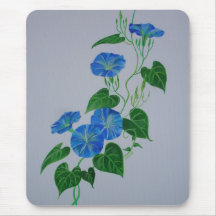 Blue Bindweed Mousemat