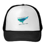 Blue Bird Humourous t-shirt Mesh Hats
