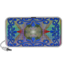 blue border jewel blaze iPhone speakers