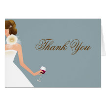 Blue bride cards