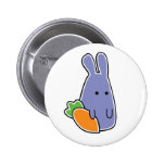 BLUE BUNNY PINBACK BUTTON