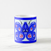 Blue Butterfly Mug